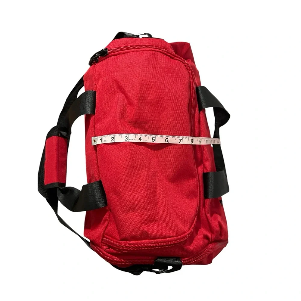 NEW Nike Retro Air Jordan Velocity Sport Small JORDAN Duffle Bag Black Red White